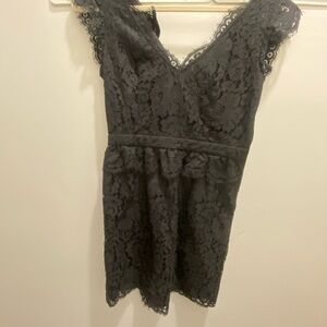 Stylish Black Lace Dress